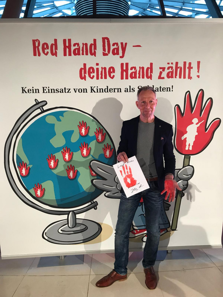 Red Hand Day 2020 im Reichstag
